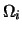 $\displaystyle \Omega_i$