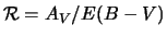  $ { \cal R } = A_v/e(b-v)$ 
