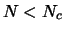  $ N<N_ 