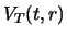  $ V_T(t, r)$ 