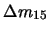  $ \Delta m_{15}$ 