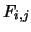  $ F_{i, j}$ 
