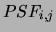  $ PSF_{i, j}$ 