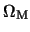  $ \Omega _ { \rm M}$ 