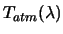  $ T_{atm}(\lambda)$ 
