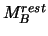 $ M_B^{rest} $
