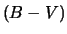  $ (B-v)$ 